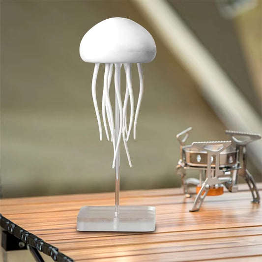 Jellyfish Lamp Model Ornament Voice Controll Touch Foot Gradient Color Jellyfish Lamp Desktop Decoration Ornament Christmas Gift
